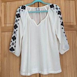 Old Navy sheer blouse